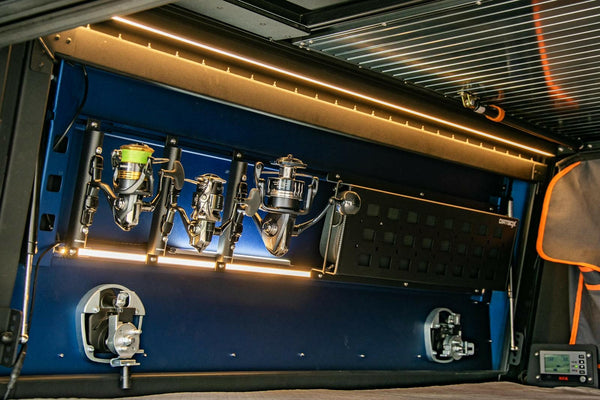 Fishing Rod Case with Molle Panel.