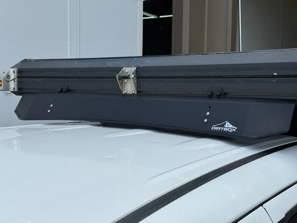 Dirtbox Canopy Camper Wind Deflector – All Aluminum, Noise Reduction, Easy Self-Install