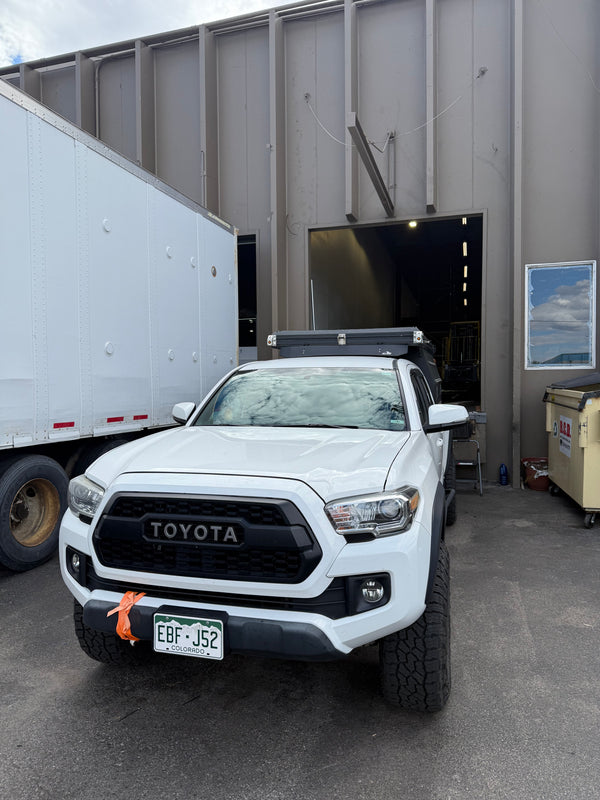 Dirtbox Canopy Camper Wind Deflector – All Aluminum, Noise Reduction, Easy Self-Install