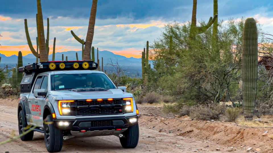 Desert Sand Raptor R Hitting the California Desert in the Dirtbox Overland Raptor R
