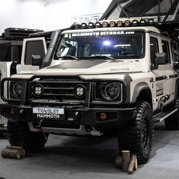 Mammoth Front Bumper System (Including Winch Mount & Bull Bar) — INEOS Grenadier.