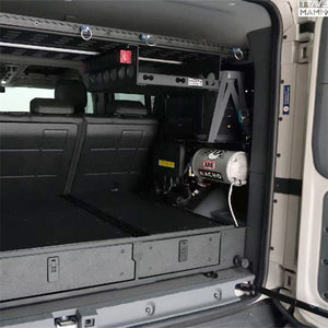 Mammoth SideGuard — Side-Window Storage & Equipment Expansion System for INEOS Grenadier.