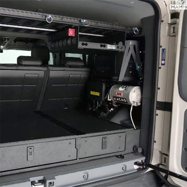 Mammoth SideGuard — Side-Window Storage & Equipment Expansion System for INEOS Grenadier.