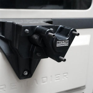 Mammoth Forged Offset Spare Tire Carrier — Vehicle-Specific Carrier for INEOS Grenadier.