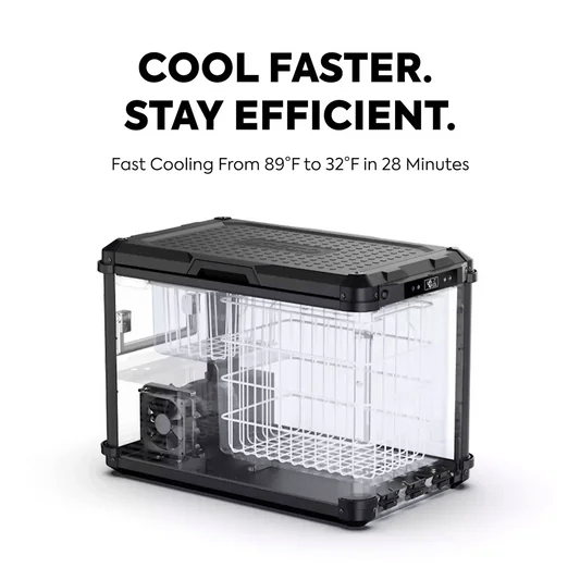NEW! 44.4QT VL45PLUS 3 Ways Access Fridge Freezer | ICECO Ship out late August.