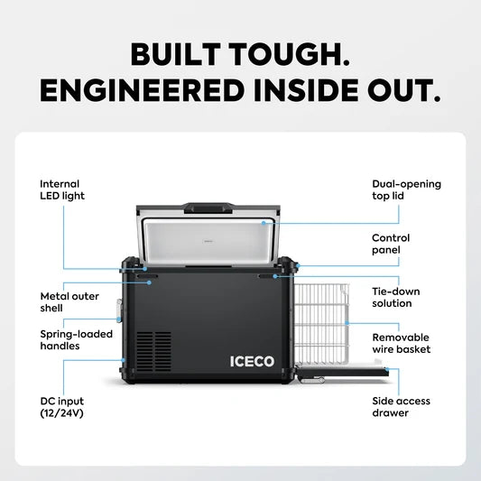 NEW! 44.4QT VL45PLUS 3 Ways Access Fridge Freezer | ICECO Ship out late August.