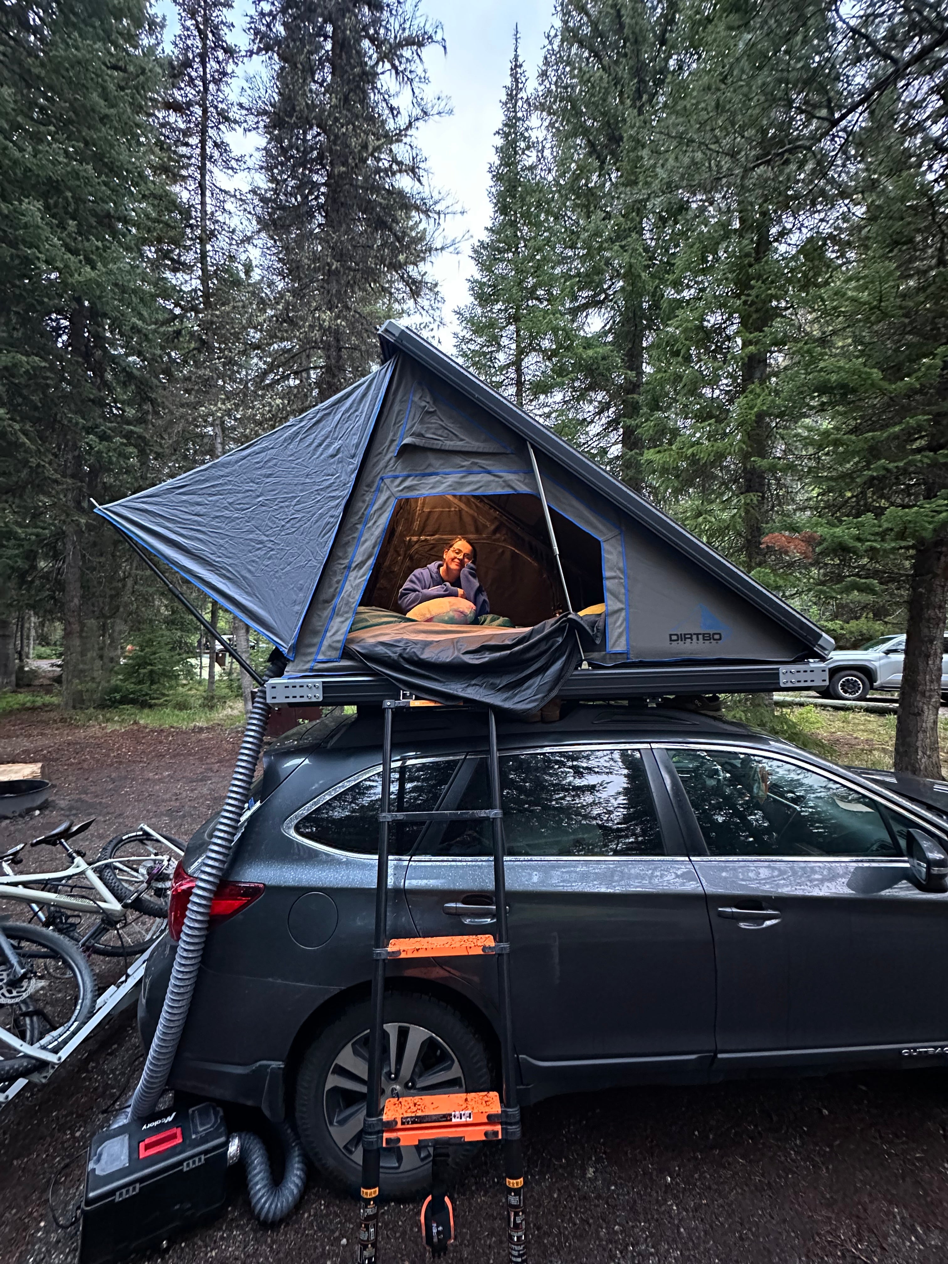 black box tent Dirtbox Overland Roof Top Tent