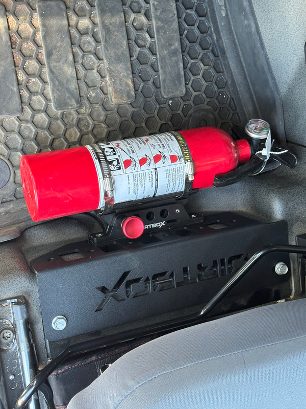 INEOS Grenadier & Quartermaster Under-Seat Quick-Release Fire Extinguisher Mount
