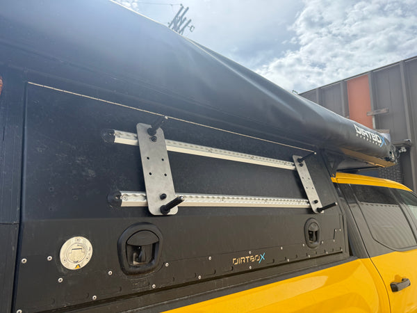 MAXTRAX Recovery Board L-Track Mount for Canopy Camper & Truck Topper.