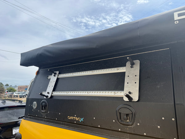 MAXTRAX Recovery Board L-Track Mount for Canopy Camper & Truck Topper.