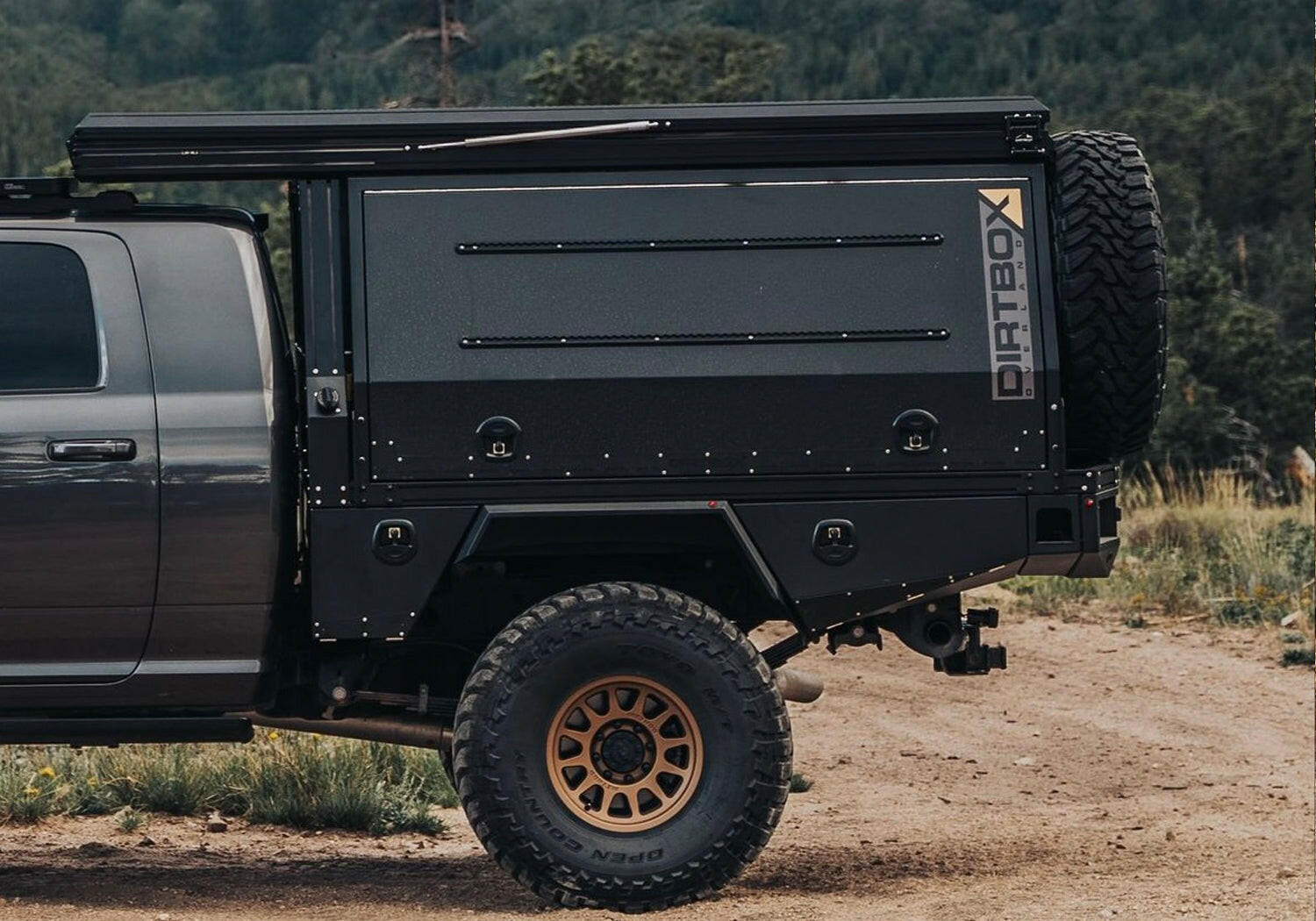 Overlander Box Flatbed System Camper Box | Dirtbox Overland