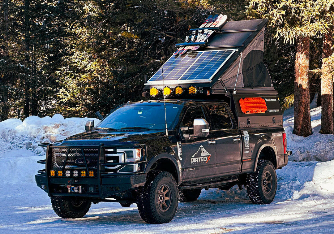 Shell Rvie Canopy Dirtbox Canopy Camper – Modular Truck Camper Shell / Topper for Mid ...
