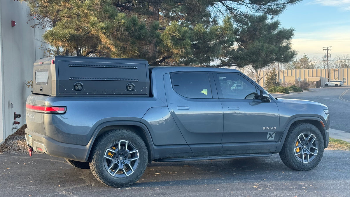 Gull Wing Truck Cap Topper & Overland Camper Shell for Work, Camping ...