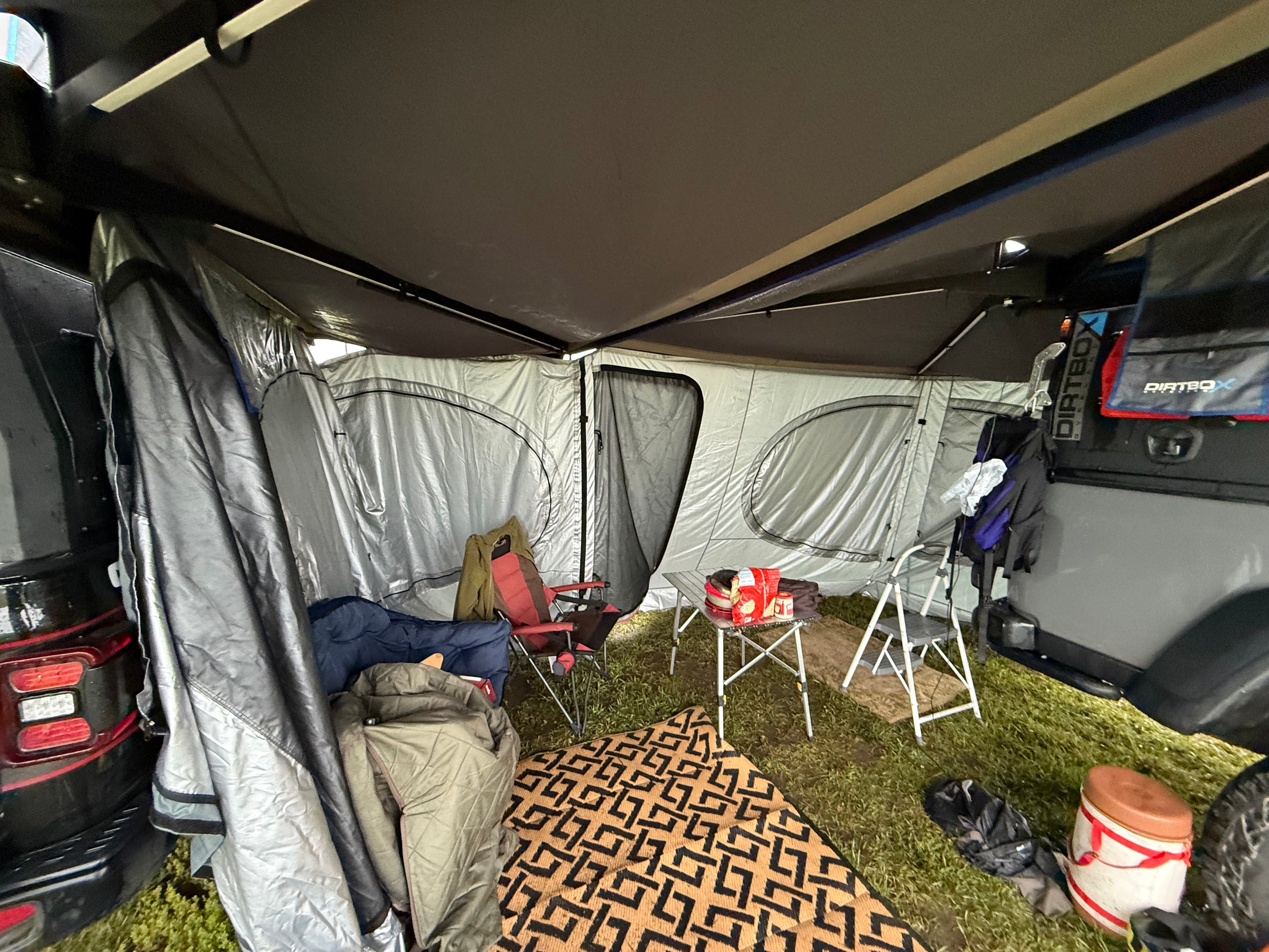 270 awning tent Dirtbox Overland 270 Awning Room (Detachable Enclosure) – All-Season Awning Walls for Camping & Overlanding
