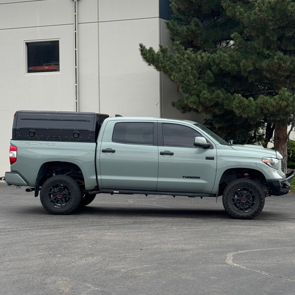 Full Wing Truck Cap Topper & Overland Camper Shell for Work, Camping & Off-Road | Dirtbox Overland