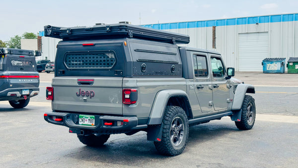 Full Wing Truck Cap Topper & Overland Camper Shell for Work, Camping & Off-Road | Dirtbox Overland