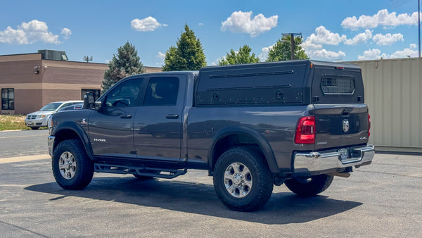 Full Wing Truck Cap Topper & Overland Camper Shell for Work, Camping & Off-Road | Dirtbox Overland