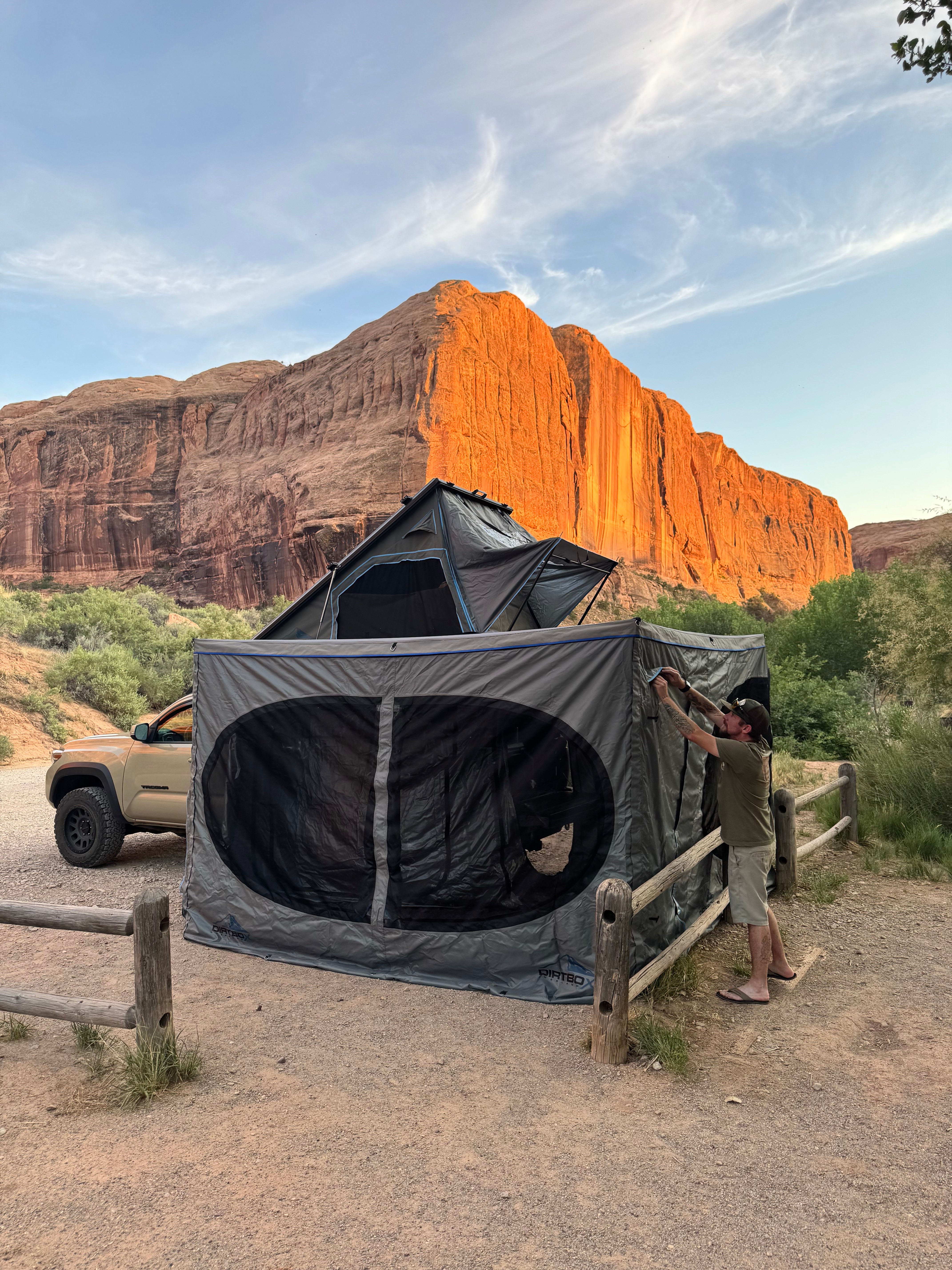 awning and tent Dirtbox Overland 270 Awning Room (Detachable Enclosure) – All-Season Awning Walls for Camping & Overlanding