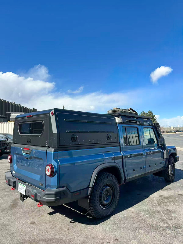 Gull Wing Truck Cap Topper & Overland Camper Shell for Work, Camping & Off-Road | Dirtbox Overland