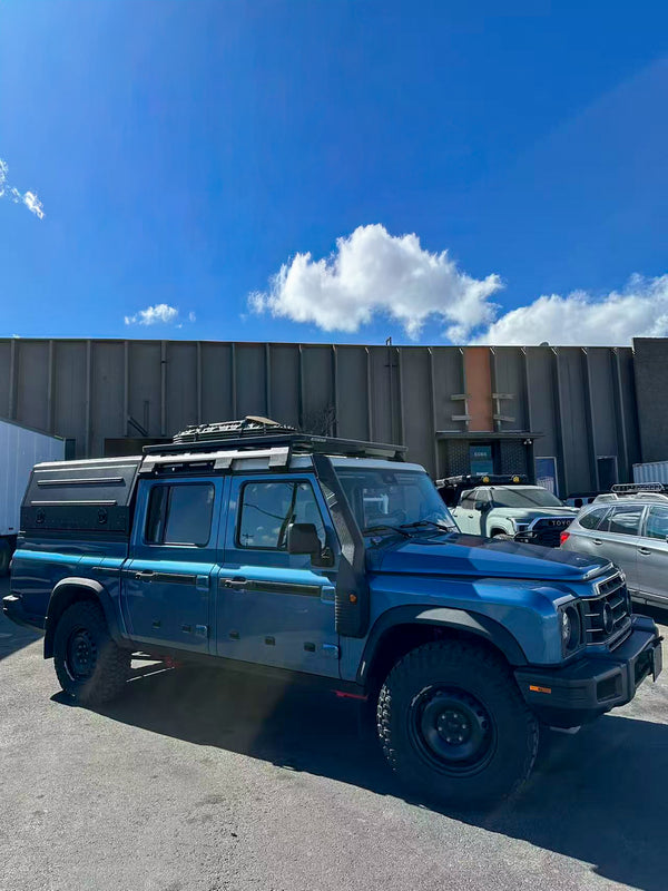 Gull Wing Truck Cap Topper & Overland Camper Shell for Work, Camping & Off-Road | Dirtbox Overland