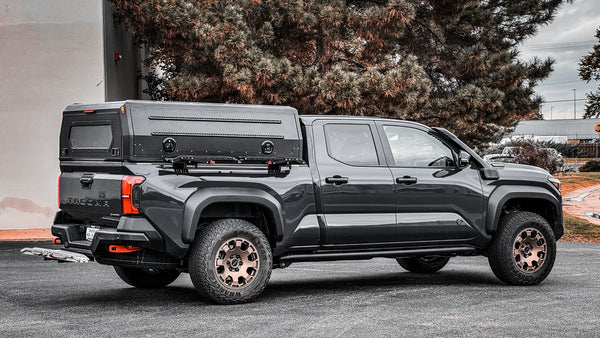 Gull Wing Truck Cap Topper & Overland Camper Shell for Work, Camping & Off-Road | Dirtbox Overland
