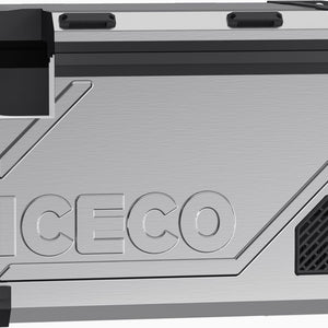 ICECO APL55 Dual Zone 58QT Portable Freezer Silver.