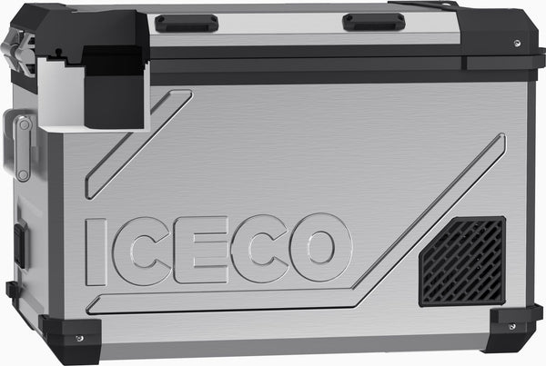 ICECO APL55 Dual Zone 58QT Portable Freezer Silver.