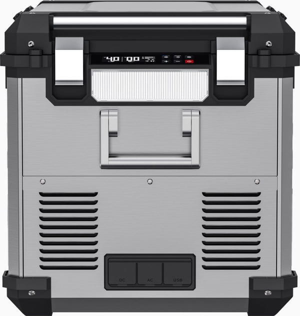 ICECO APL55 Dual Zone 58QT Portable Freezer Silver.