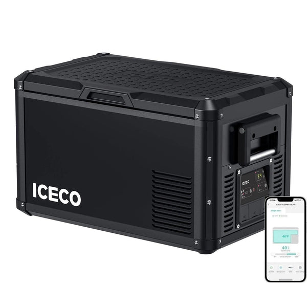 ICECO VL35ProS 37QT Single Zone 12V Fridge Freezer - Black.