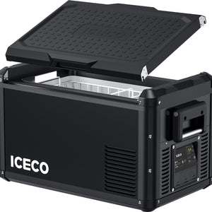 ICECO VL35ProS 37QT Single Zone 12V Fridge Freezer - Black.