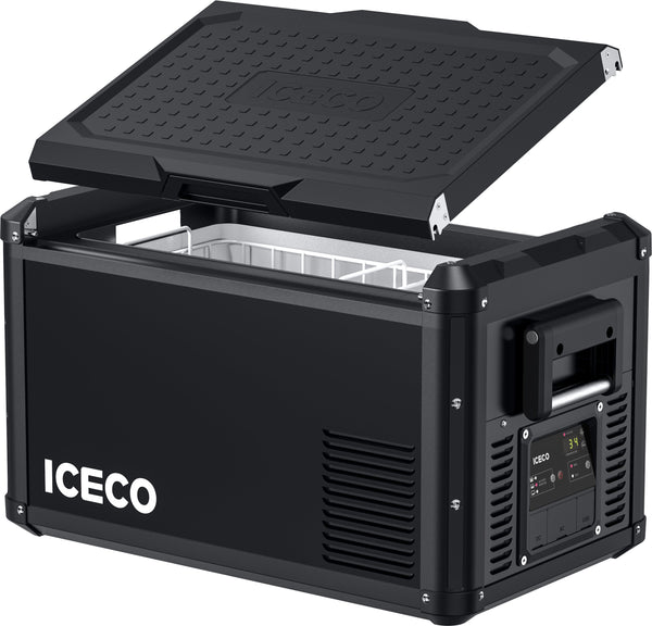 ICECO VL35ProS 37QT Single Zone 12V Fridge Freezer - Black.