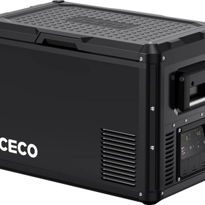 ICECO VL45ProD 45QT Dual Zone 12V Fridge Freezer - Black.