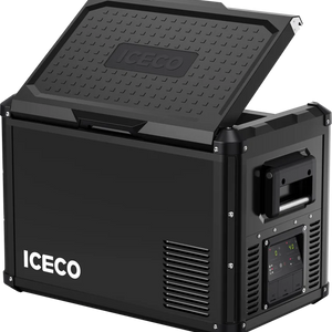 ICECO VL45ProD 45QT Dual Zone 12V Fridge Freezer - Black.