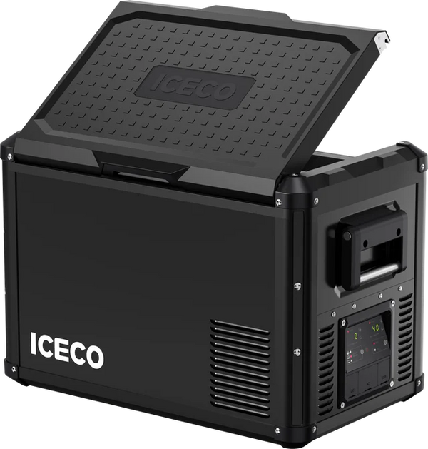 ICECO VL45ProD 45QT Dual Zone 12V Fridge Freezer - Black.