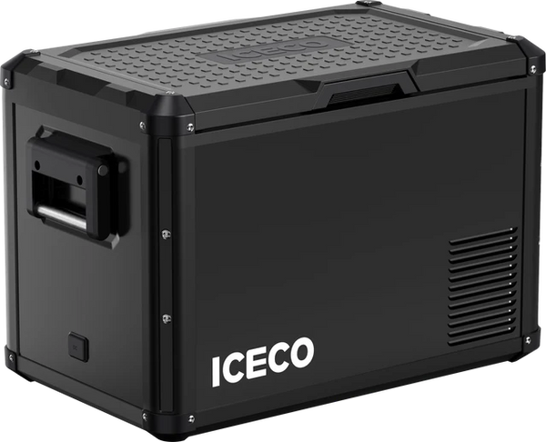 ICECO VL45ProD 45QT Dual Zone 12V Fridge Freezer - Black.