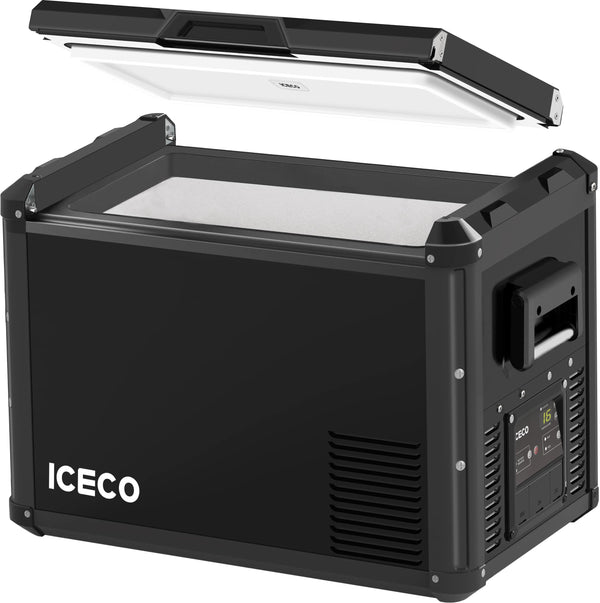 ICECO VL45ProS 47QT Single Zone 12V Fridge Freezer - Black.