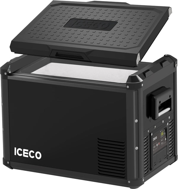 ICECO VL45ProS 47QT Single Zone 12V Fridge Freezer - Black.