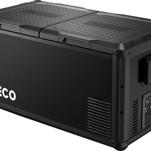 ICECO VL75ProD 79QT Dual Zone 12V Fridge Freezer - Black.