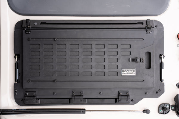 Mammoth Tailgate Counter — Vehicle-Specific Fold-Down Prep Table for INEOS Grenadier.