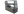 Dark gray metal frame with a flatbed design on a white background