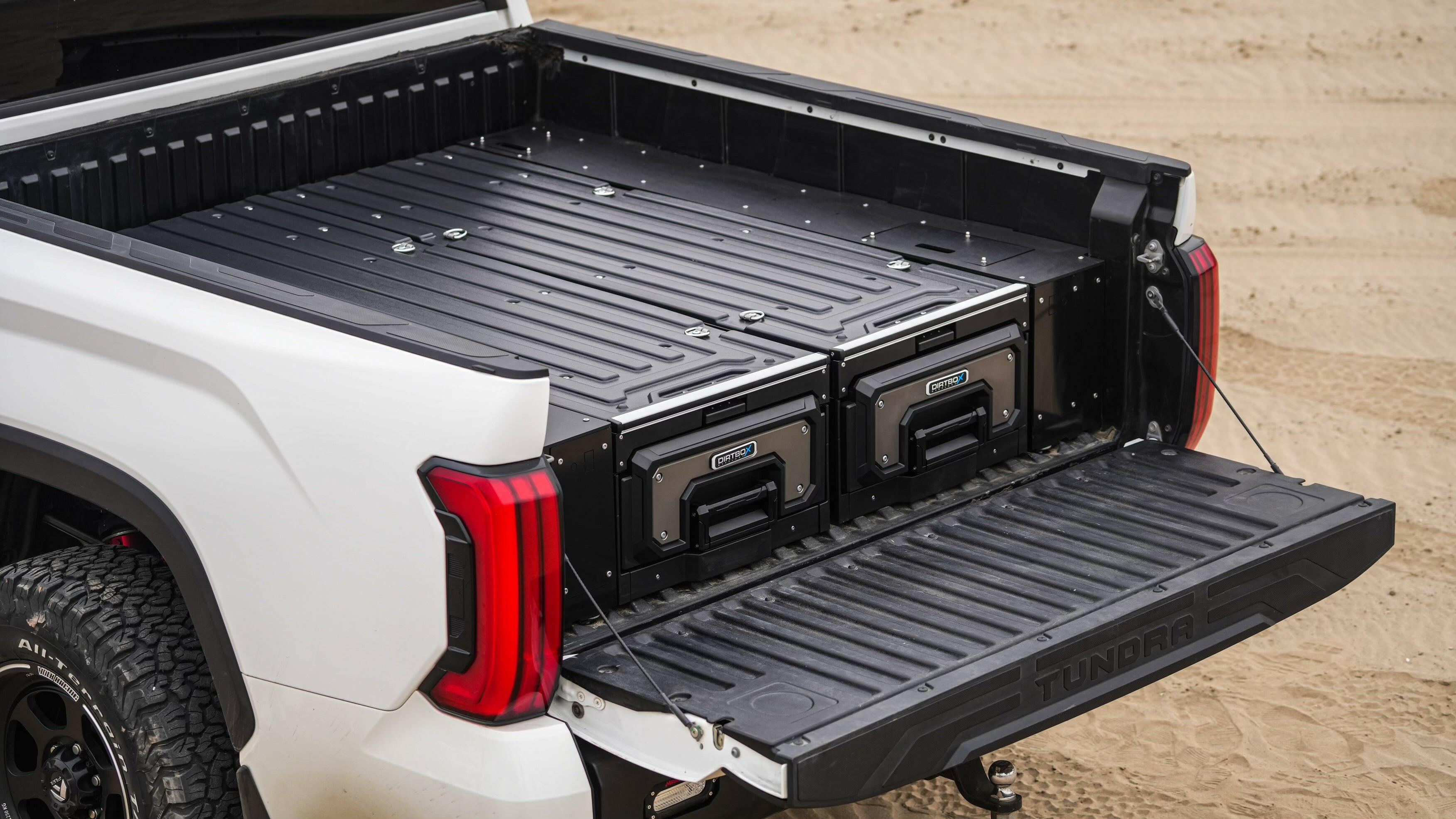 Dual Draw System Dirtbox Overland: Truck Bed Drawer System