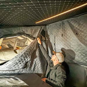 dirtbox canopy camper insulation winterize