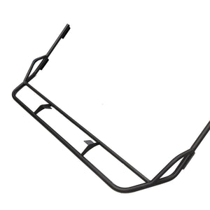 Isolated view of the C.O.R.E. Visor Light Bar mount frame for INEOS Grenadier, featuring 1.25-inch reinforced tubular steel and multiple LED mounting brackets.