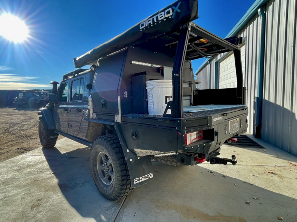 jeep gladiator dirtbox flatbed tray work truck halfbox