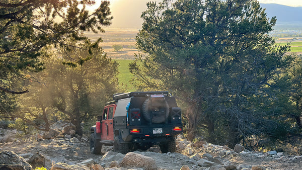 jeep truck flatbed camper offroad system