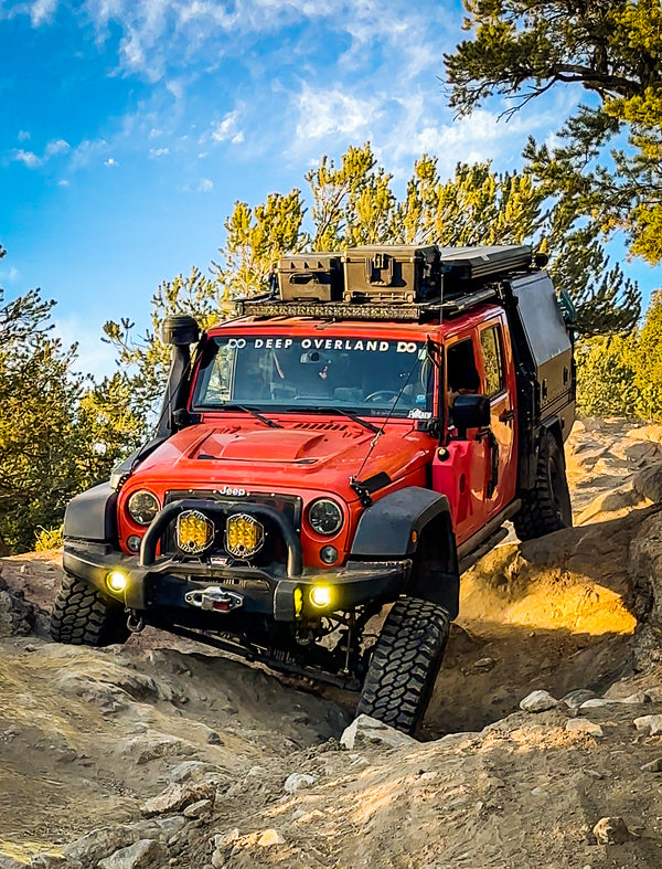 jeep truck flatbed tray camper system