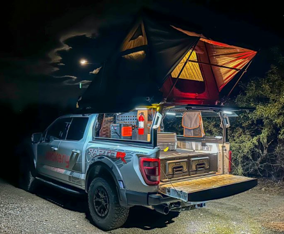 overland build raptor r canopy camper dirtbox