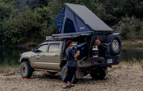 tacoma flatbed tray camper system