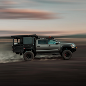 toyota tacoma flatbed tray camper halfbox
