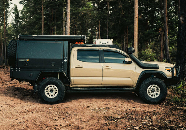 toyota tacoma truck flatbed tray camper fullbox